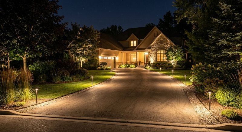 Driveway Lighting Installation in Overland Park, KS