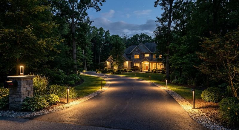 Driveway Lighting Installation in Provo, UT