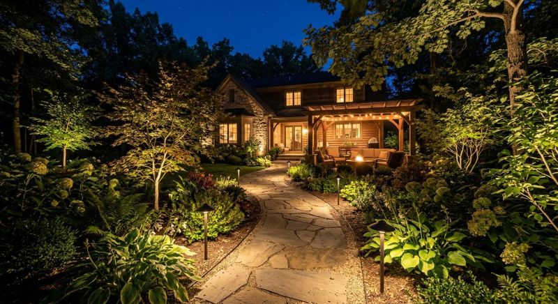 Garden Lighting Installation in Olathe, KS